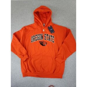 NWT Oregon State Beavers Hoodie Football University‎ Orange Size Adult L Large